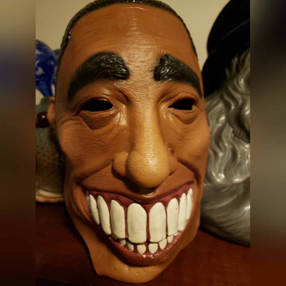 Rubie's Barrack Obama President POTUSA Mask 2008 With Tag